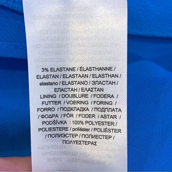 Lauren Ralph Lauren Fit and Flare MIDI Crepe Dress in Tropic Roy Size 2 - Picture 13 of 16